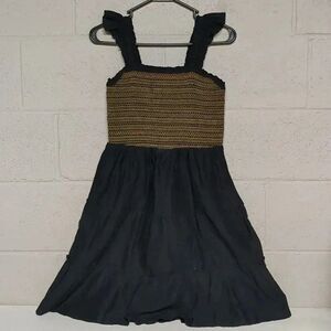 J Crew Smocked Tiered Mini Dress Ruffle Detail Size XS NWOT Boho